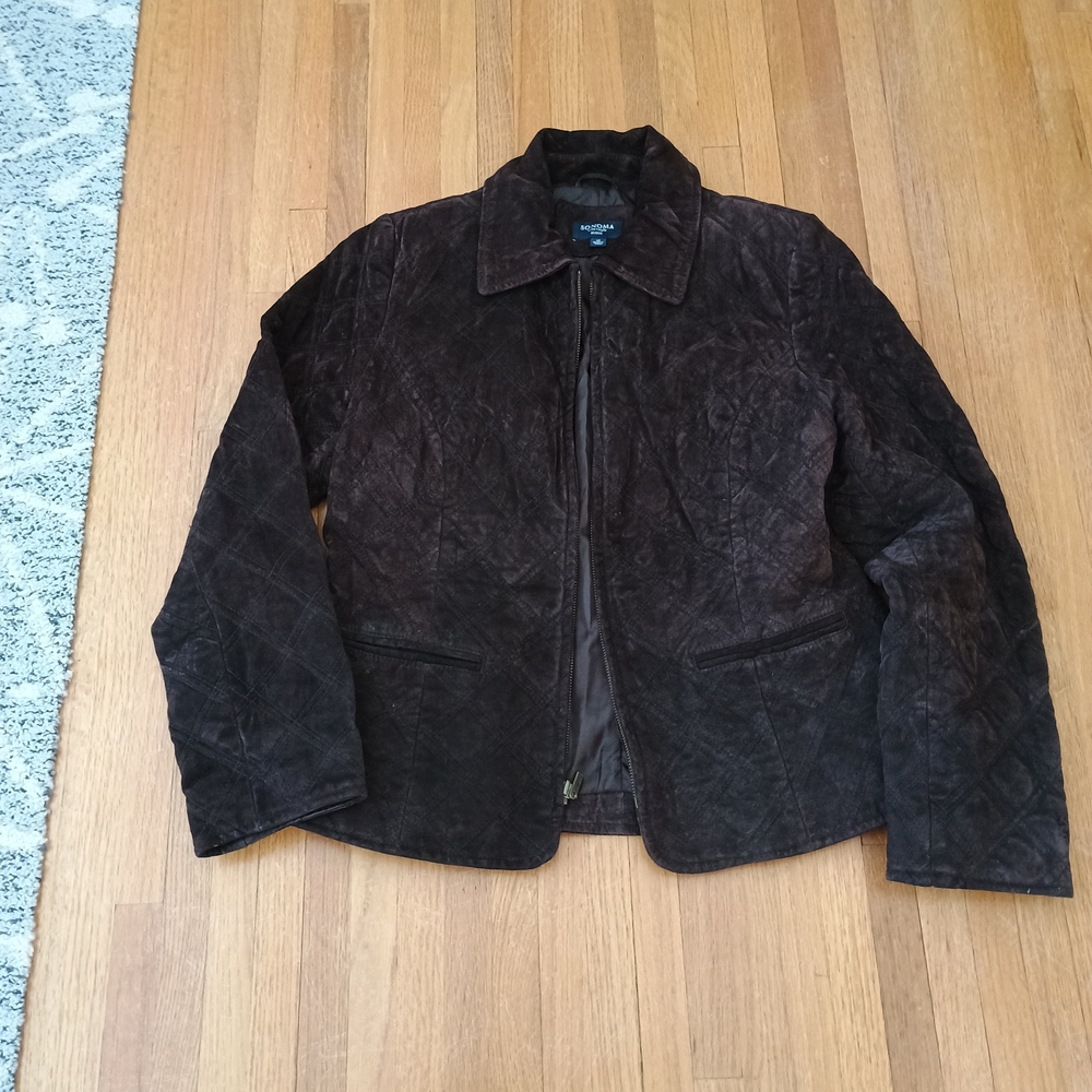 Sonoma Dark Brown Leather Jacket